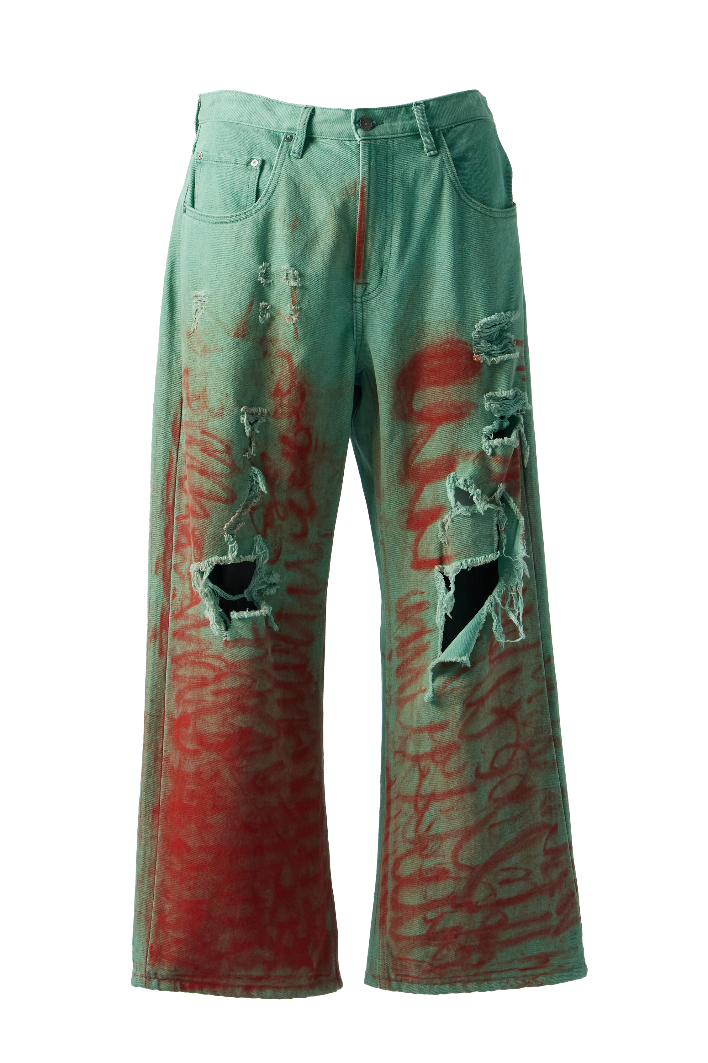 GLASS CYPRESS - Distressed Twombly Denim product image